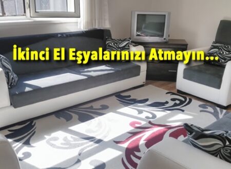 Fazla olan eşyalarınızı atmayın bağışlayın