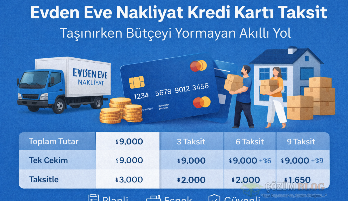 Evden Eve Nakliyat Kredi Kartı Taksit