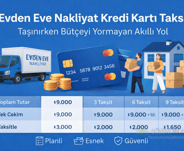 Evden Eve Nakliyat Kredi Kartı Taksit