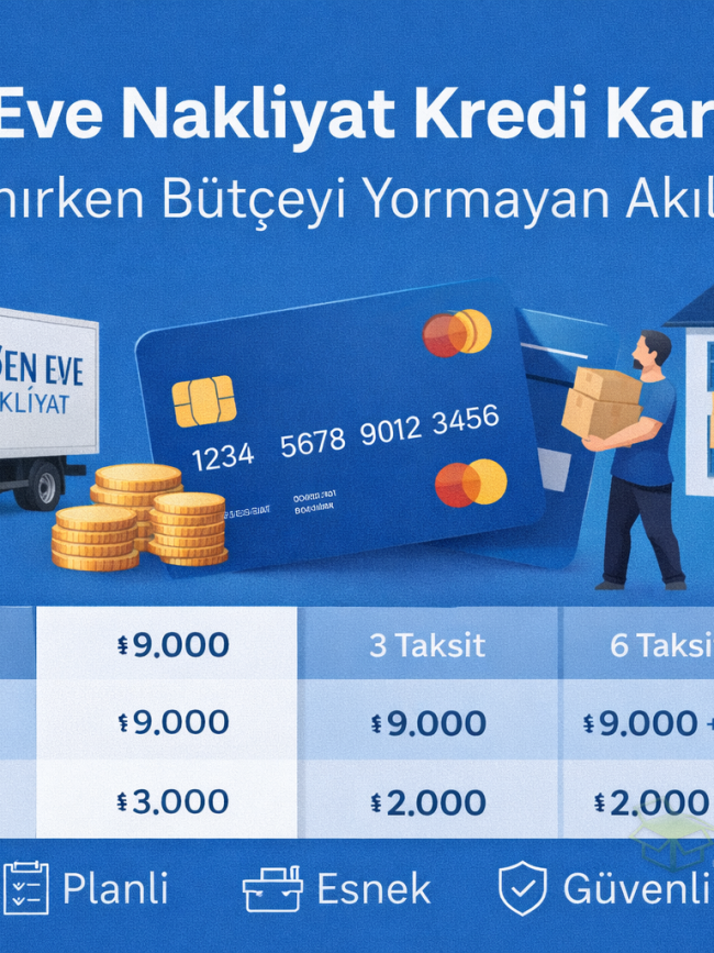 Evden Eve Nakliyat Kredi Kartı Taksit