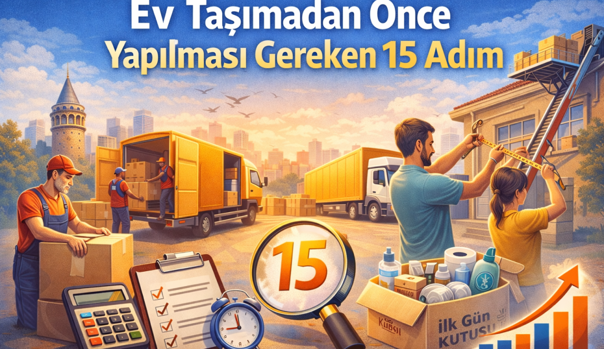 Ev Taşımadan Önce Yapılması Gereken 15 Adım