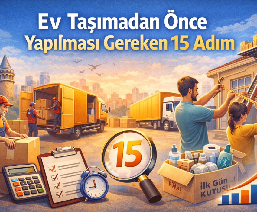 Ev Taşımadan Önce Yapılması Gereken 15 Adım