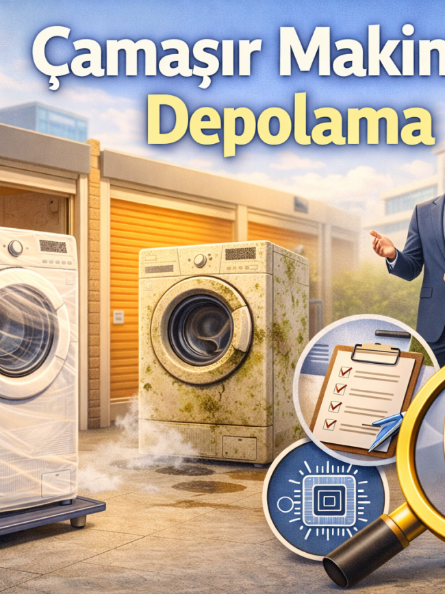 Çamaşır makinesi depolama