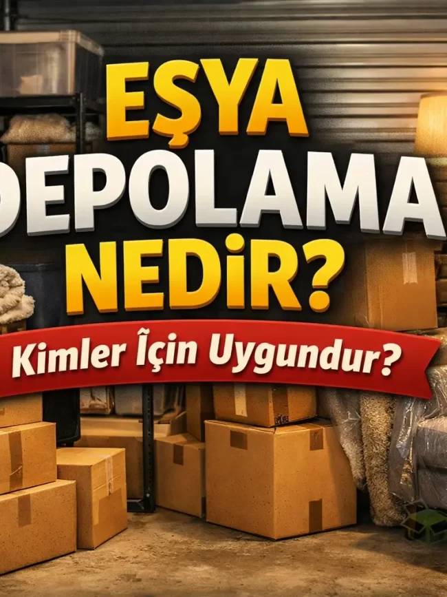Eşya Depolama Nedir Kimler İçin Uygundur