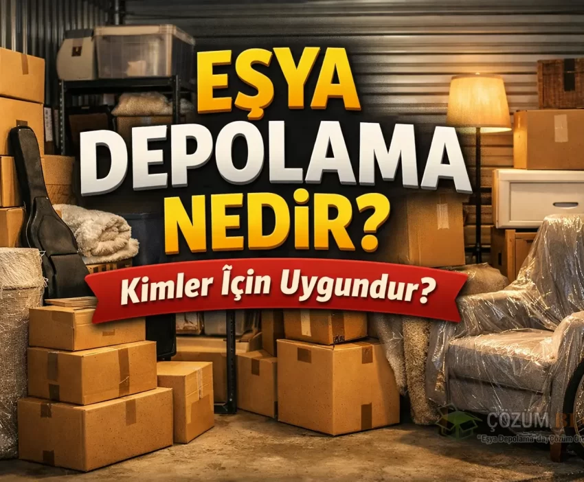 Eşya Depolama Nedir Kimler İçin Uygundur
