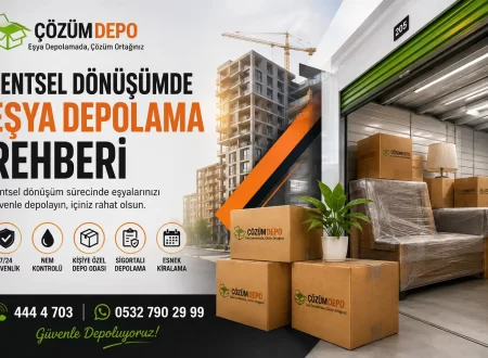 Kentsel Dönüşümde Eşya Depolama Rehberi Çözüm Depo kentsel dönüşüm sürecinde güvenli, sigortalı ve kişiye özel eşya depolama hizmeti