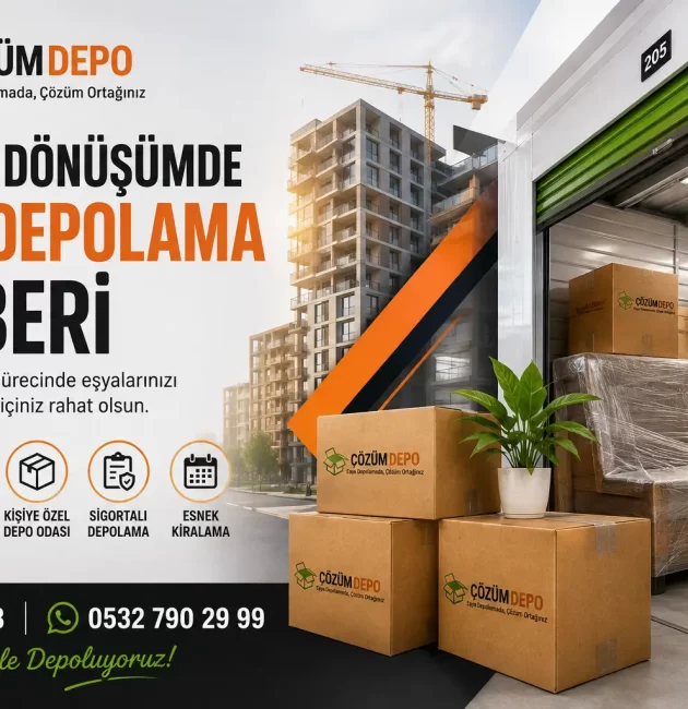 Kentsel Dönüşümde Eşya Depolama Rehberi Çözüm Depo kentsel dönüşüm sürecinde güvenli, sigortalı ve kişiye özel eşya depolama hizmeti