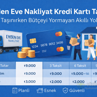 Evden Eve Nakliyat Kredi Kartı Taksit