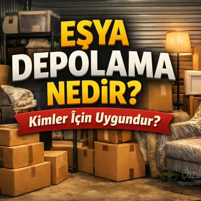 Eşya Depolama Nedir Kimler İçin Uygundur